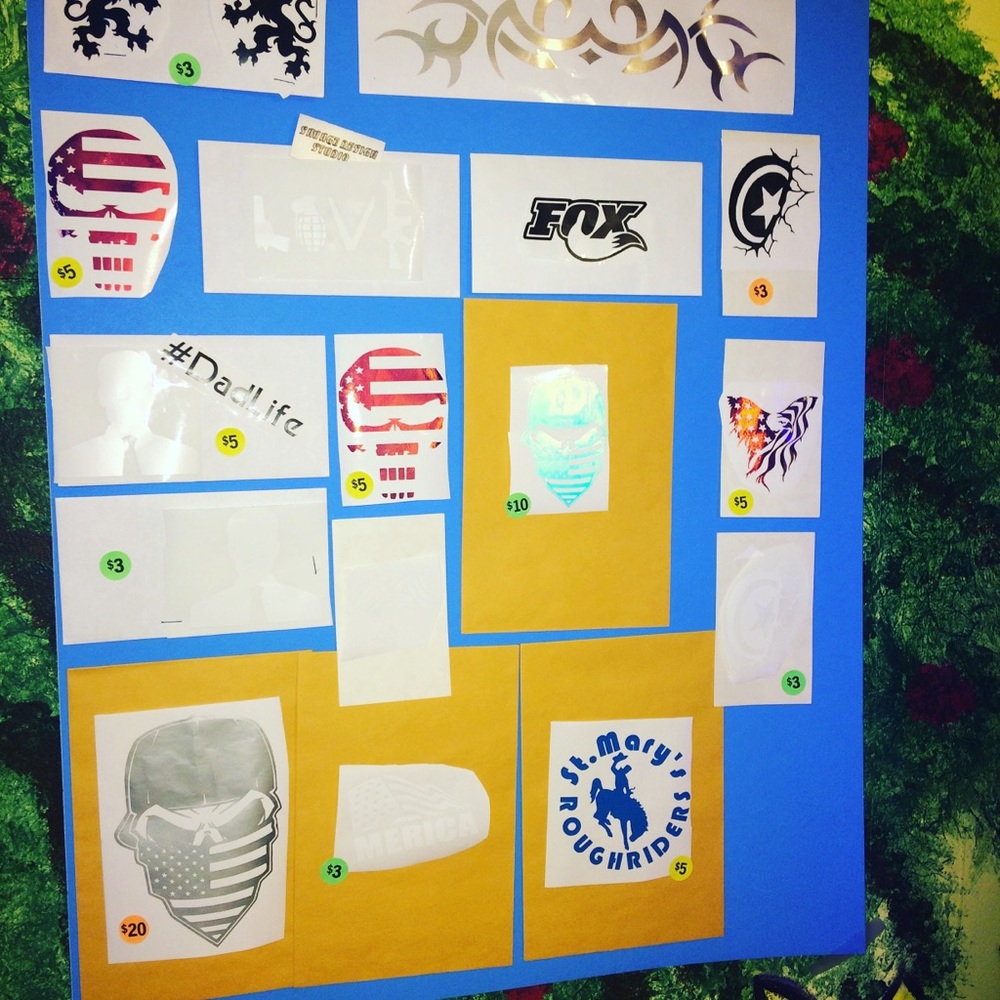 Decals vinyl